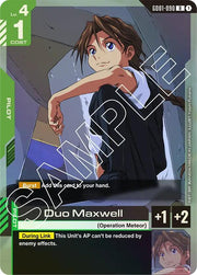 Gundam - Duo Maxwell - Newtype Rising (GD01) by TCGDON on MYNTED