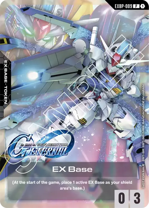 Gundam - EX Base - SD Gundam G Generation ETERNAL Collaboration Pack - Gundam Aerial - EXBP - 009 by TCGDON on MYNTED