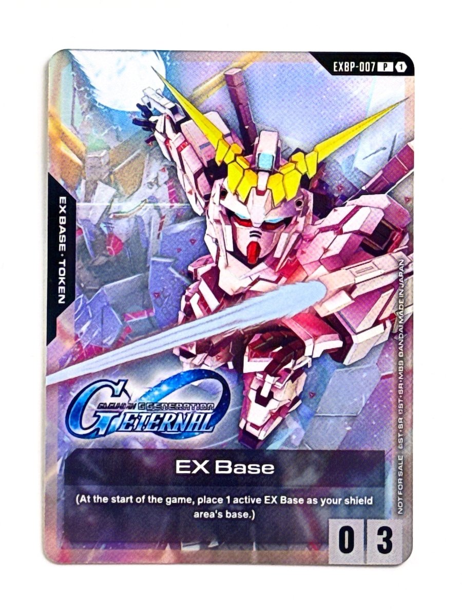 Gundam - EX Base - SD Gundam G Generation ETERNAL Collaboration Pack - Unicorn Gundam - EXBP - 007 by TCGDON on MYNTED