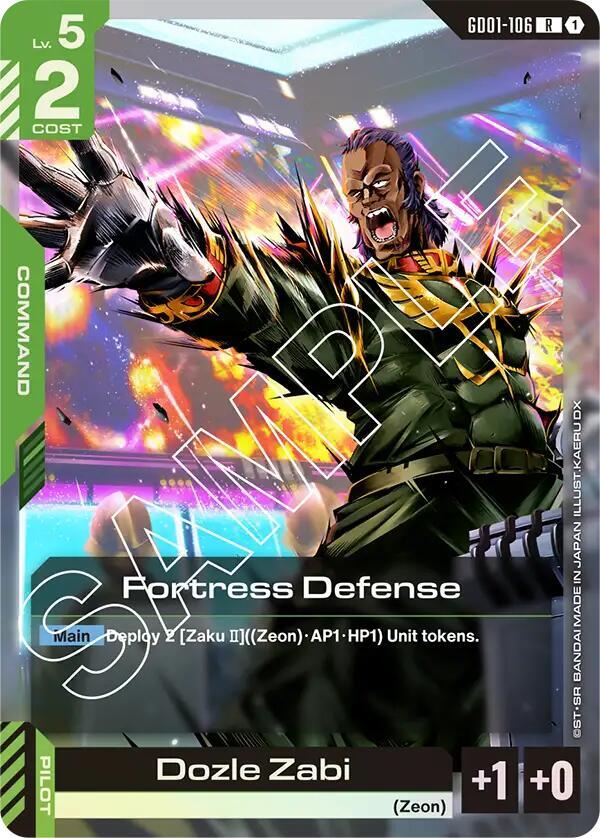 Gundam - Fortress Defense - Newtype Rising (GD01) by TCGDON on MYNTED