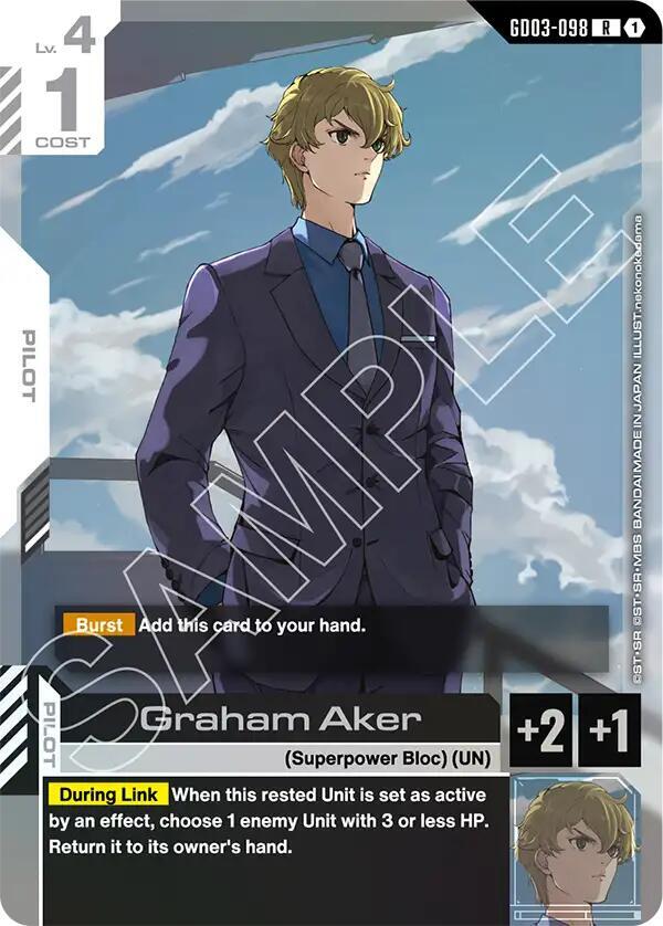 Gundam - Graham Aker - Steel Requiem (GD03) by TCGDON on MYNTED