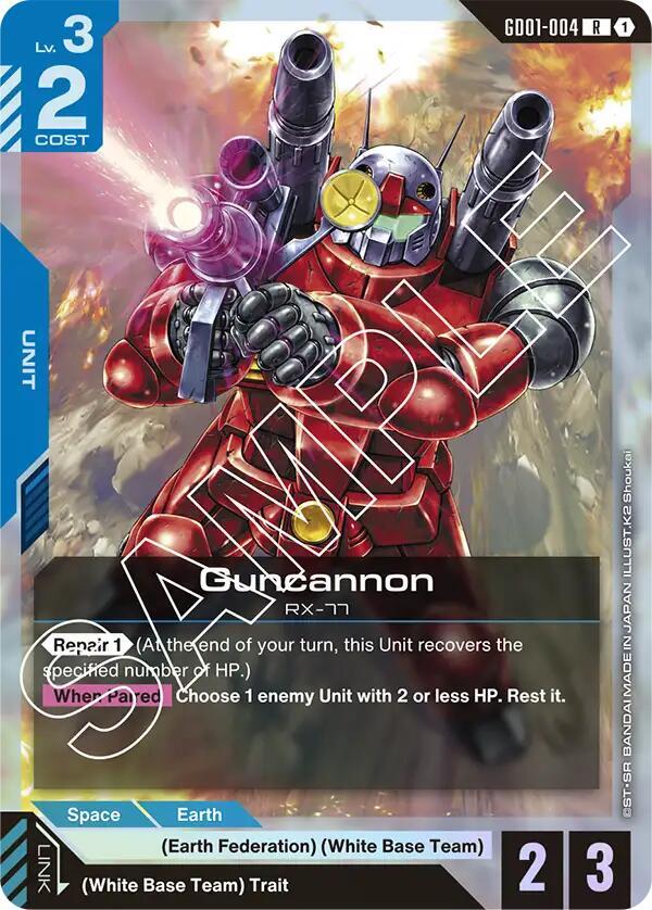 Gundam - Guncannon - Newtype Rising (GD01) by TCGDON on MYNTED