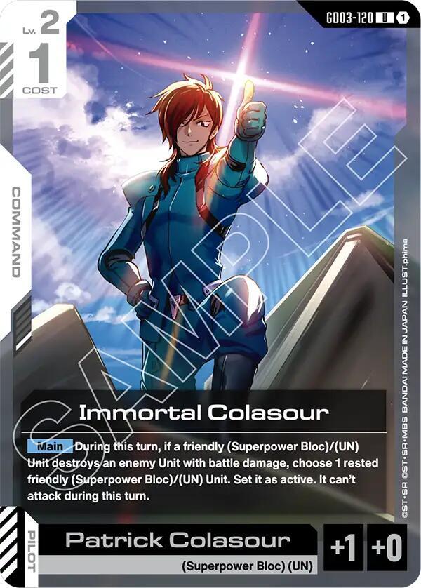 Gundam - Immortal Colasour - Steel Requiem (GD03) by TCGDON on MYNTED