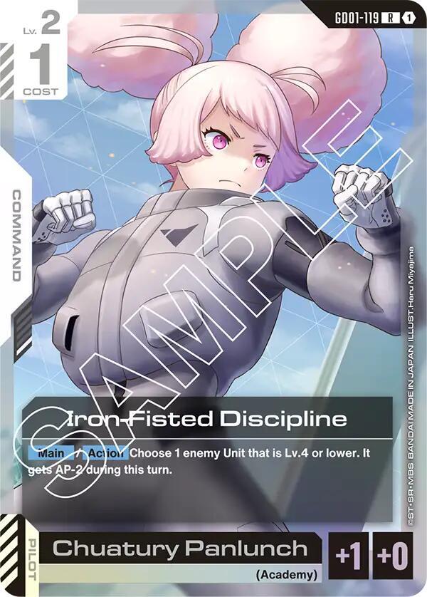 Gundam - Iron - Fisted Discipline - Newtype Rising (GD01) by TCGDON on MYNTED