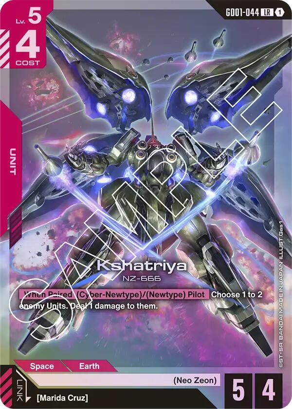 Gundam - Kshatriya (GD01 - 044) - Newtype Rising (GD01) by TCGDON on MYNTED