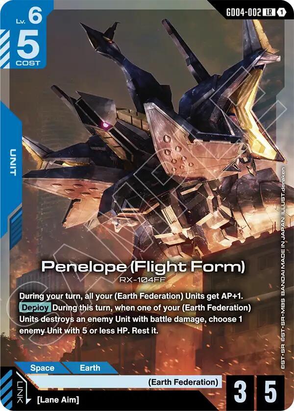 Gundam - Penelope (Flight Form) - Phantom Aria (GD04) by TCGDON on MYNTED