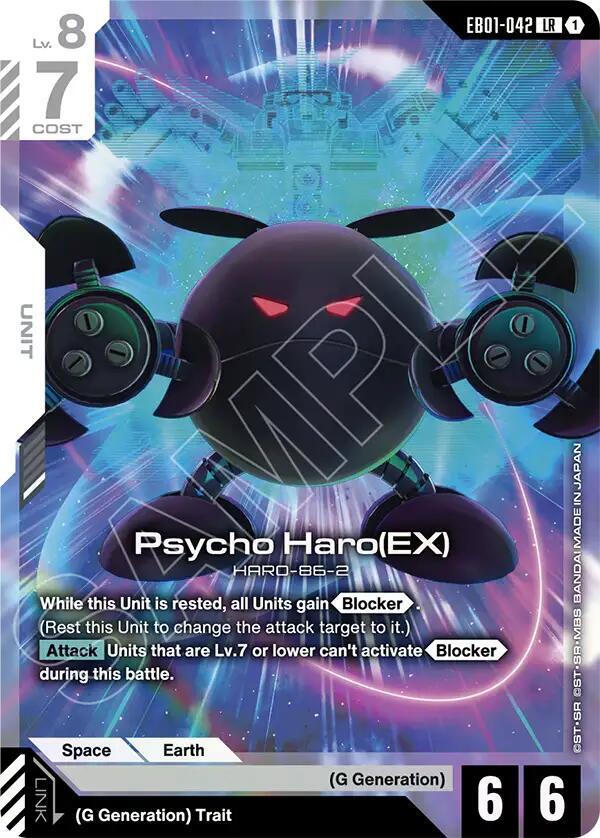 Gundam - Psycho Haro (EX) - Eternal Nexus (EB01) by TCGDON on MYNTED