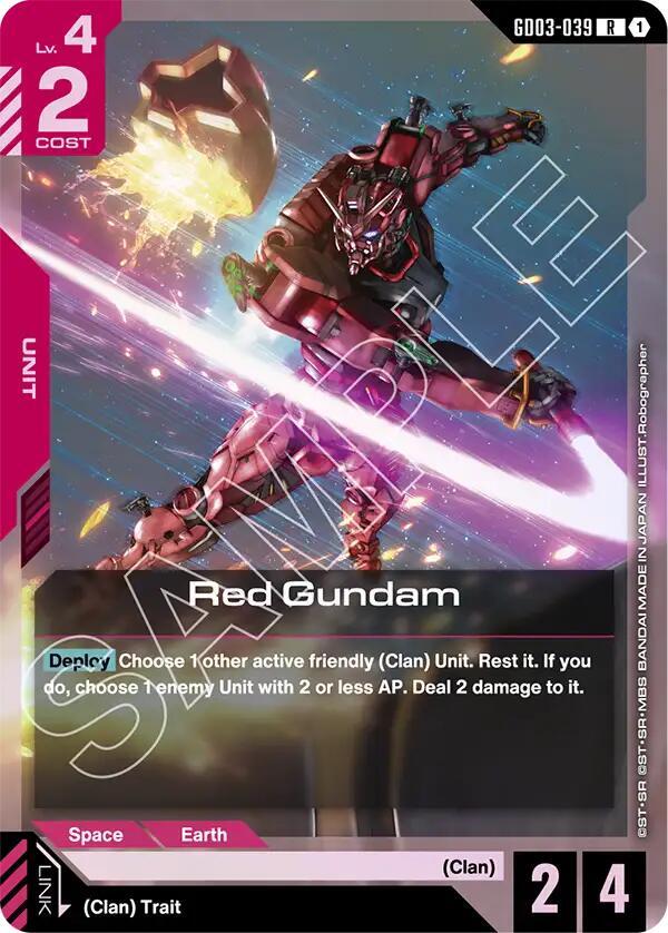 Gundam - Red Gundam - Steel Requiem (GD03) by TCGDON on MYNTED