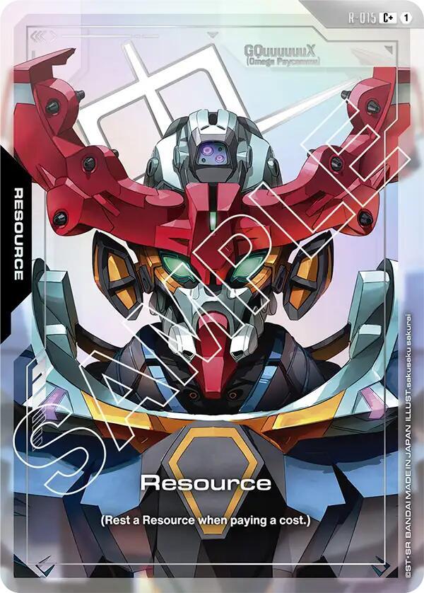 Gundam - Resource (R - 015) (C+) - Dual Impact (GD02) by TCGDON on MYNTED