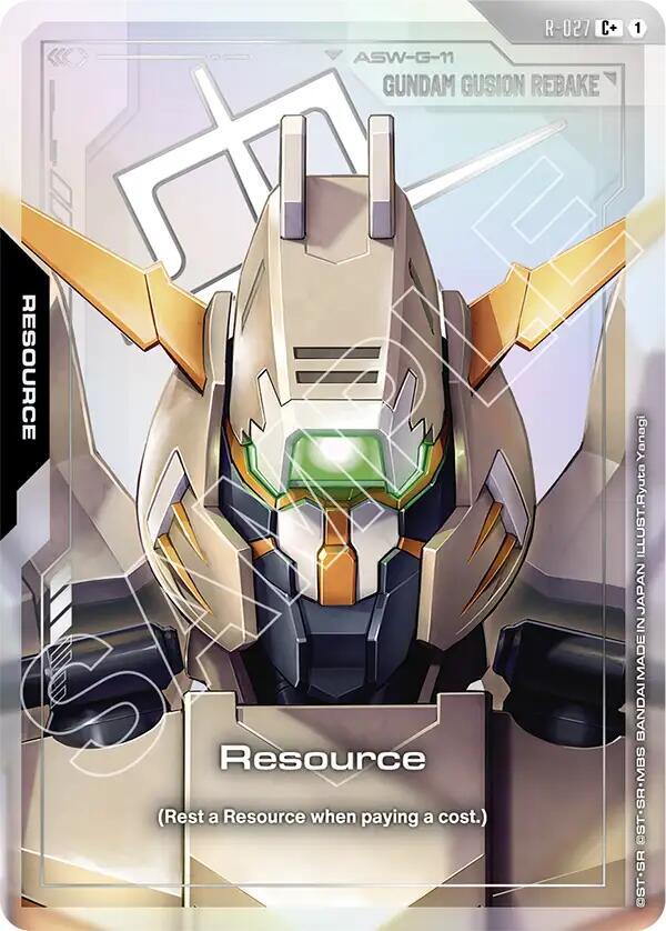 Gundam - Resource (R - 027) (C+) - Steel Requiem (GD03) by TCGDON on MYNTED