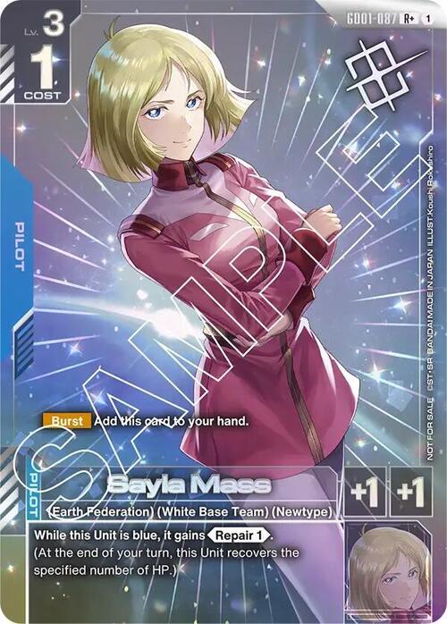 Gundam - Sayla Mass - Store Tournament - Winner Pack 01 by TCGDON on MYNTED
