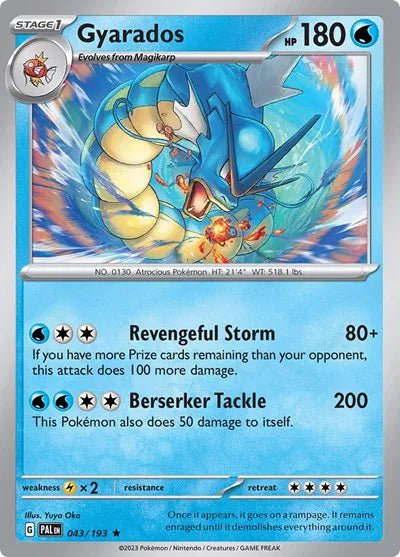 Gyarados 043/193 · Holofoil (Paldea Evolved) by ISB Collector on MYNTED