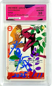 H1T 10 - One Piece - Sanji signed by Hirata Hiroaki (JVA) by TCGDON on MYNTED