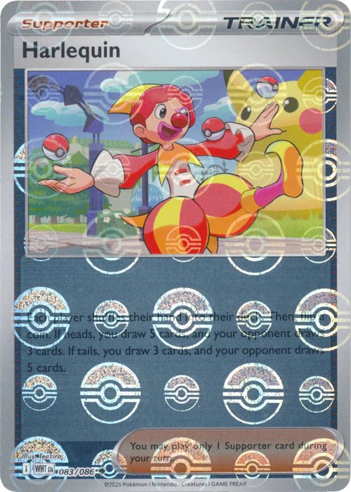Harlequin - 083/086 (Poke Ball Pattern) - SV: White Flare (WHT) by SAFAQATI on MYNTED
