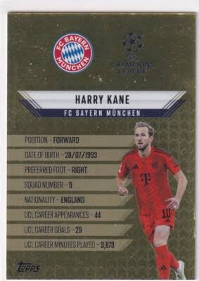 Harry Kane Gold Edge Edition GE6 - Topps Match Attax 2024/25 (Bayern Munich) by Cards Corner on MYNTED