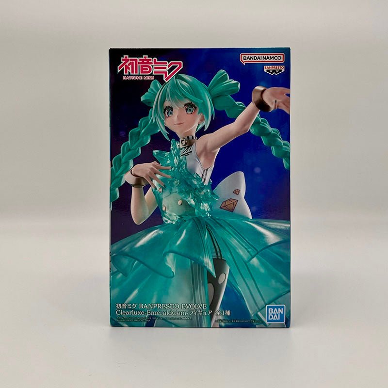 Hatsune Miku Banpresto Evolve Clearluxe Emerald Gem Figure by Ihemesai Collections on MYNTED