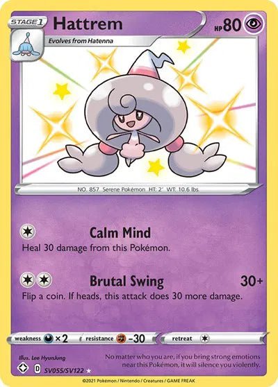 Hattrem Shining Fates: Shiny Vault Shiny Holo Rare SV055/SV122 by The Greatest on MYNTED
