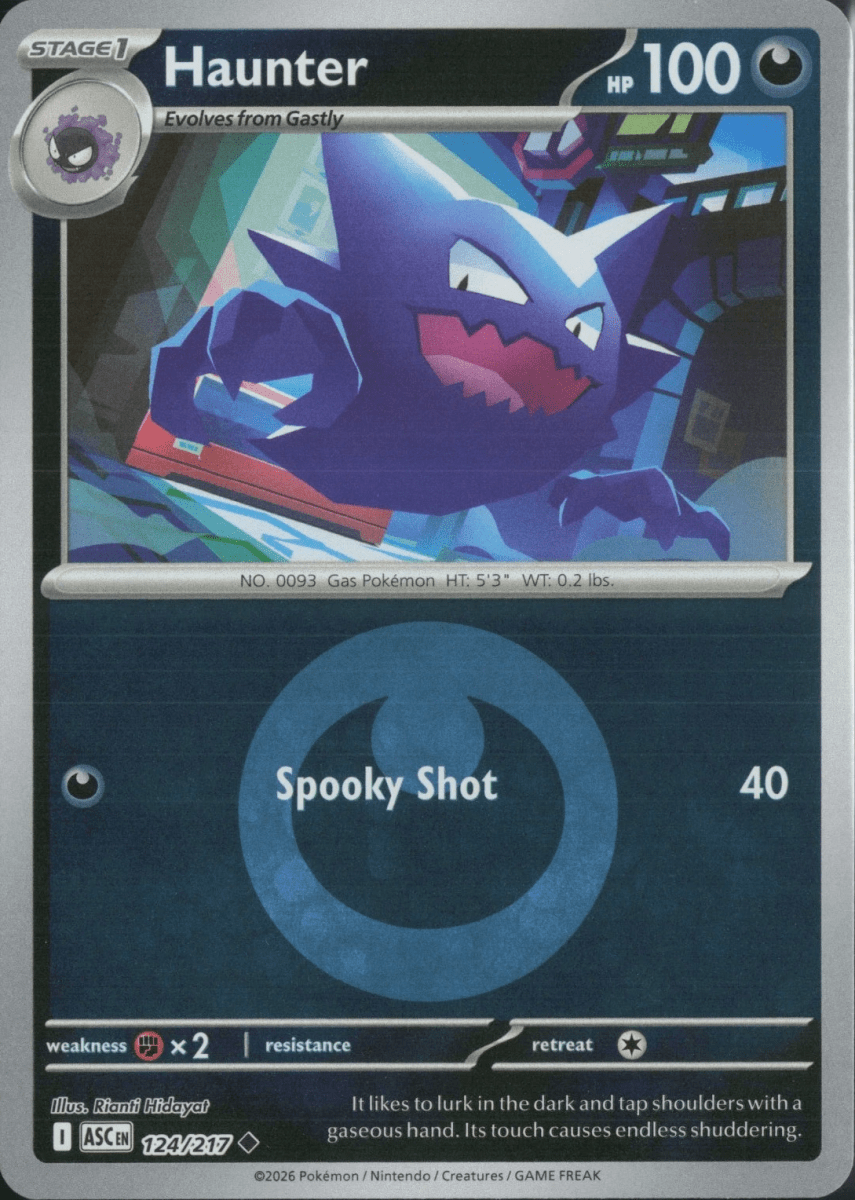 Haunter - 124/217 (Energy Symbol Pattern) - ME: Ascended Heroes (ASC) by SAFAQATI on MYNTED