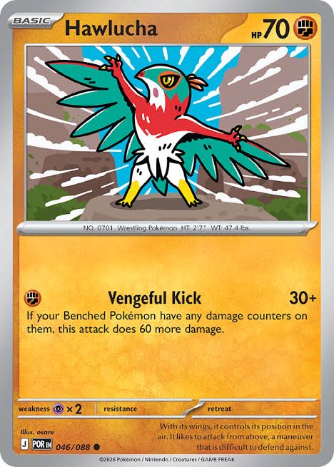 Hawlucha 046/088 by PokeMoonRocks on MYNTED