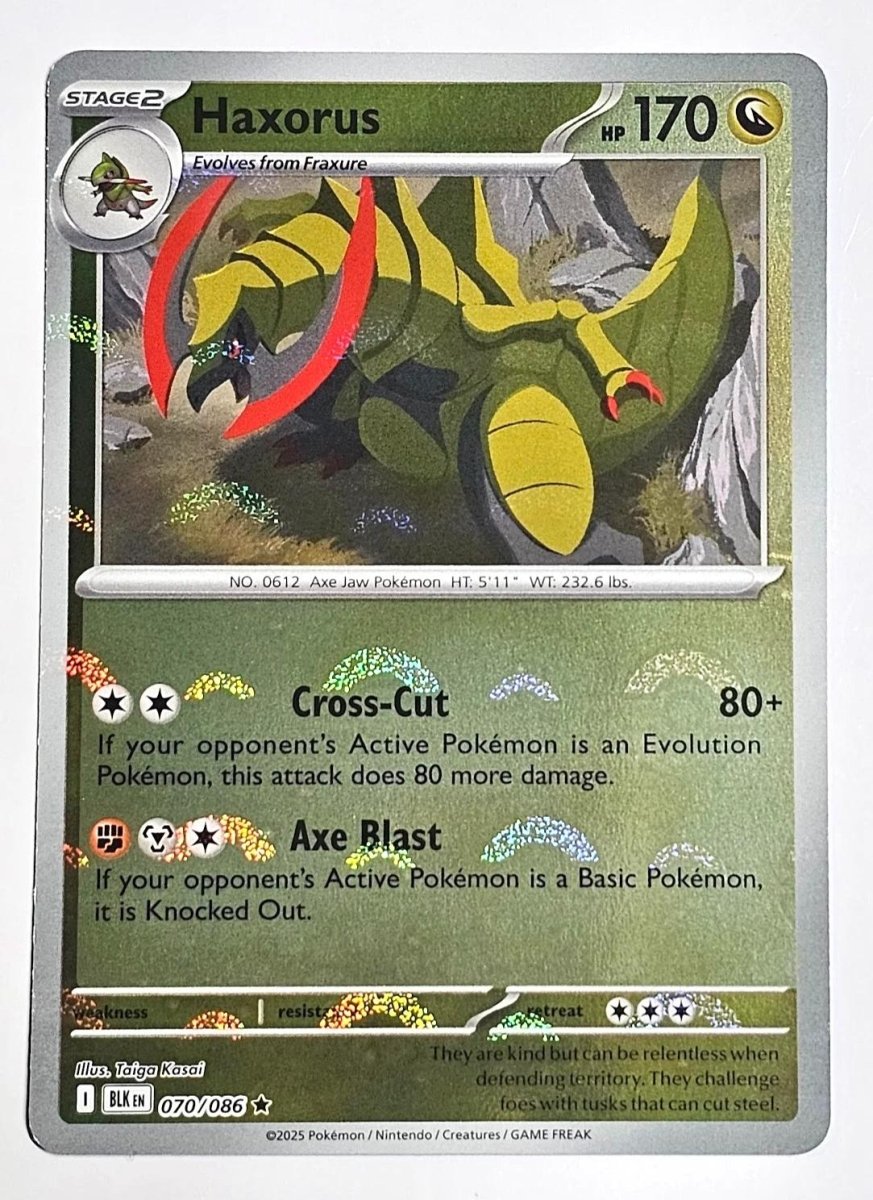 Haxorus - 070/086 (Poke Ball Pattern) - SV: Black Bolt (BLK) by SAFAQATI on MYNTED