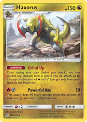 Haxorus (Holofoil) Unified Minds Holo Rare 156/236 by PokeSource on MYNTED