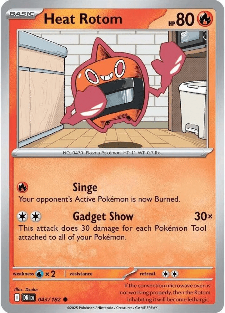 Heat Rotom 043 - Destined Rivals by PokéPW on MYNTED
