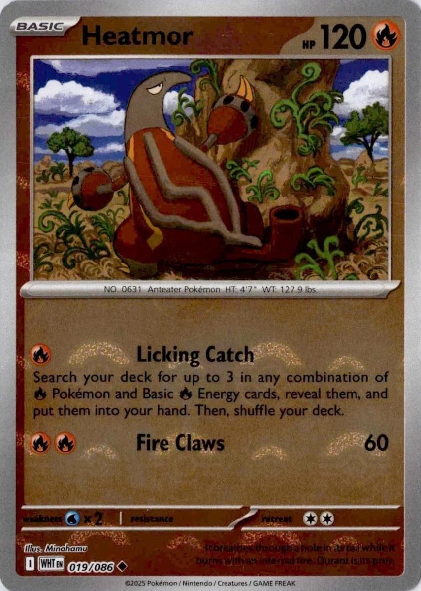 Heatmor - 019/086 (Poke Ball Pattern) - SV: White Flare (WHT) by SAFAQATI on MYNTED
