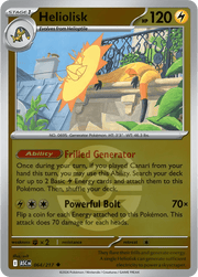 Heliolisk (Quick Ball) Ascended Heroes Uncommon 064/217 by PokeSource on MYNTED