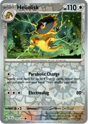Heliolisk [Reverse Holo] 155 Pokemon Surging Sparks by Moe‘s Vault on MYNTED