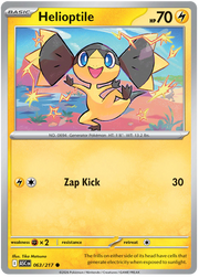Helioptile 063/217 Common | Mega Evolution – Ascended Heroes by Worth the XP on MYNTED