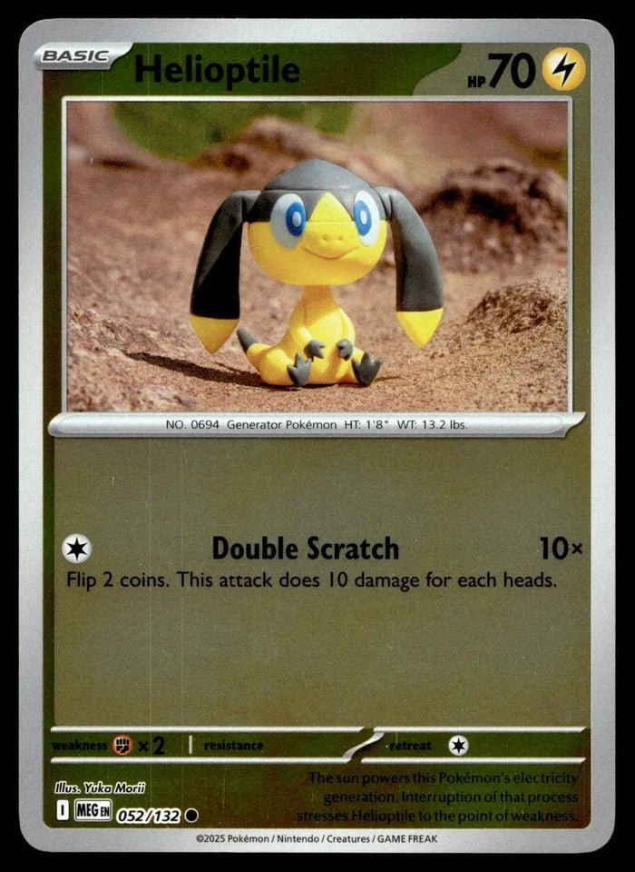 Helioptile [Reverse Holo] 52 Pokemon Mega Evolution by Moe‘s Vault on MYNTED