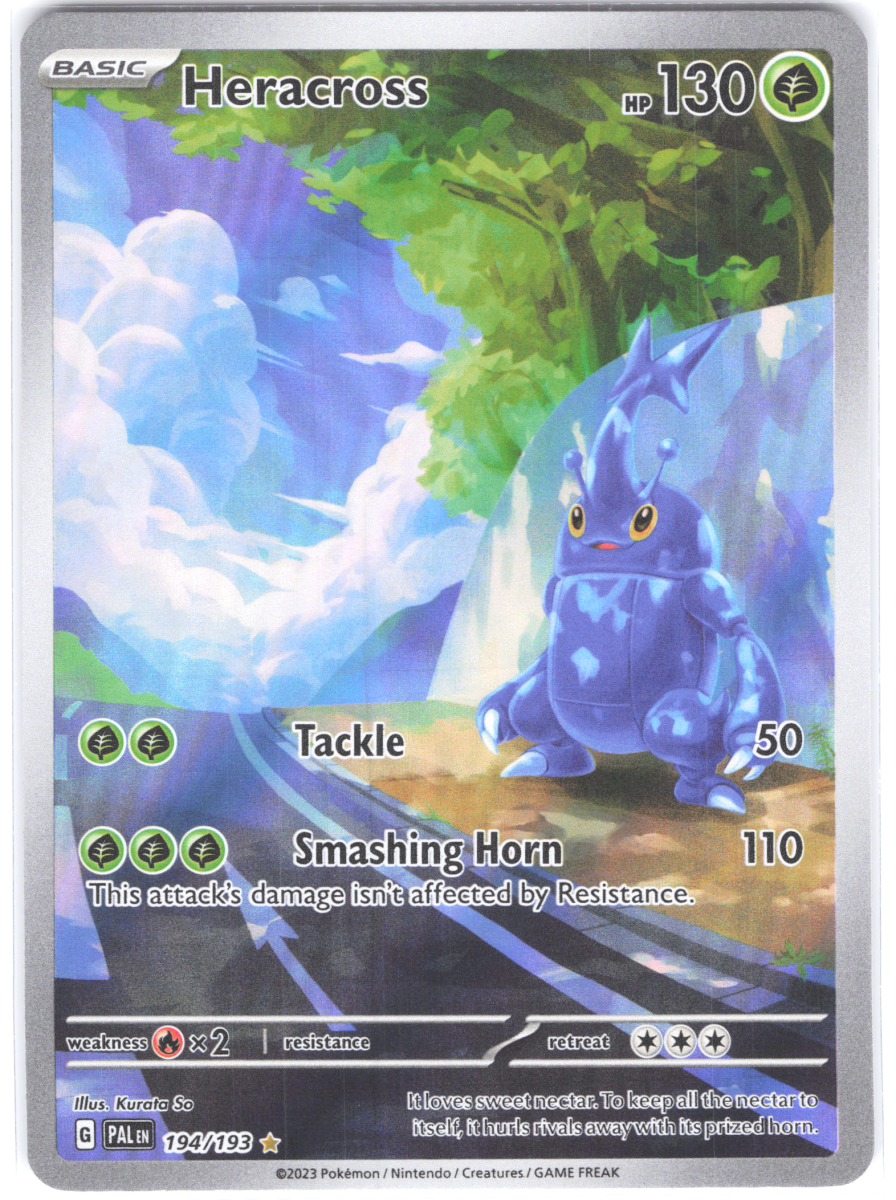 Heracross Paldea Evolved Illustration Rare 194/193 by Schmutzfink TCG on MYNTED