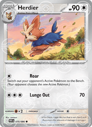 Herdier - Pokeball Pattern - 075/086 by The Archive Stop on MYNTED
