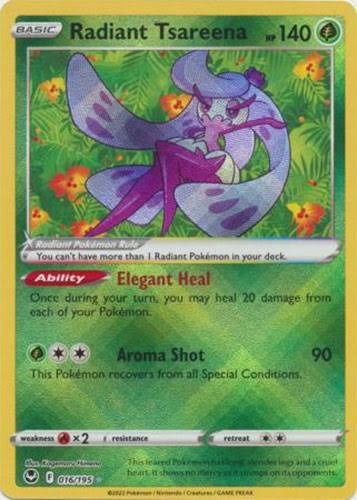 radiant tsareena silver tempest 016/195