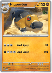 Hippowdon 053/131 Common | Scarlet & Violet – Prismatic Evolutions by Worth the XP on MYNTED