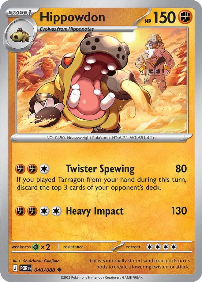 Hippowdon Perfect Order Uncommon • 040/088 Normal by Pokezero on MYNTED