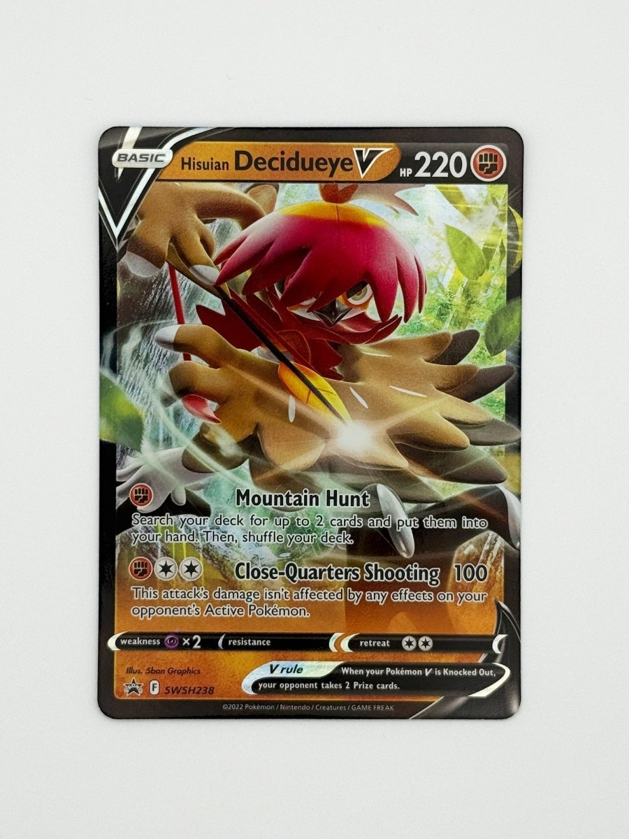 Hisuian Decidueye V · Sword & Shield Promos SWSH238 by PokeMarsi on MYNTED