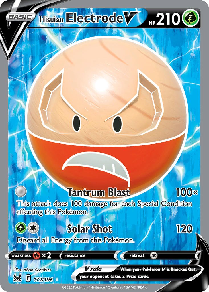 Hisuian Electrode V · Lost Origin (LOR) 172 by PokeMarsi on MYNTED