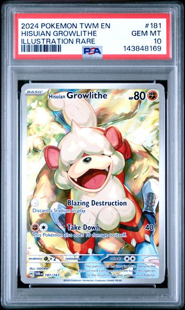 Hisuian Growlithe - 181/167 by The Archive Stop on MYNTED