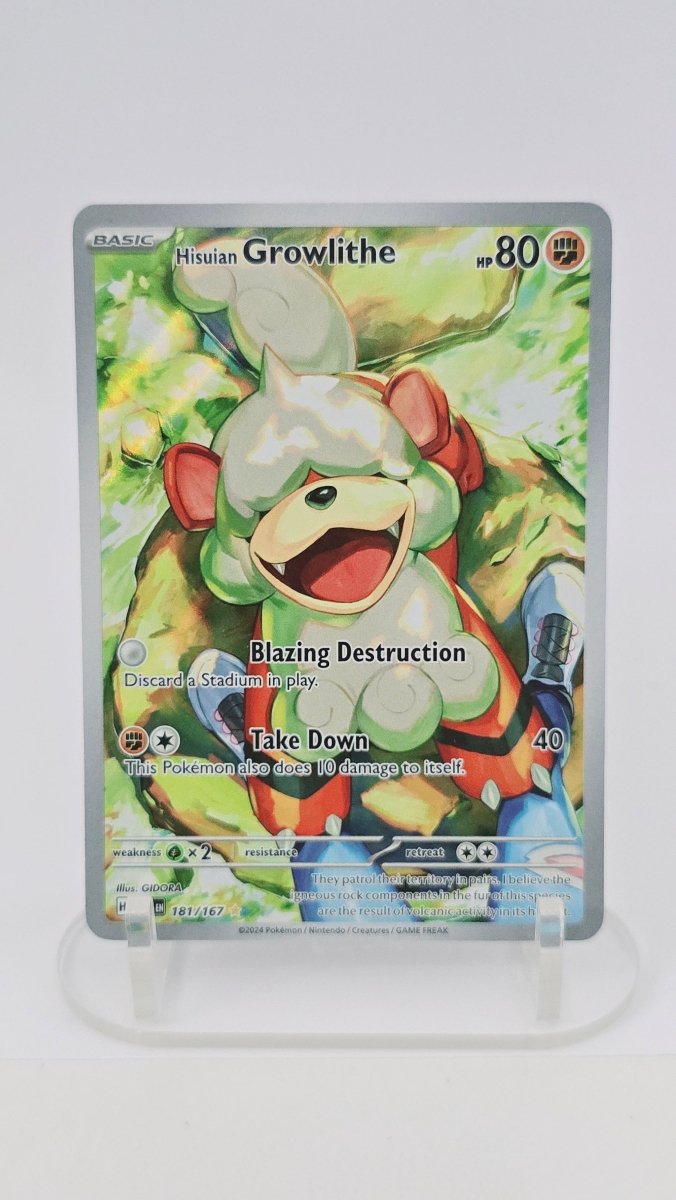 Hisuian Growlithe - Twilight Masquerade - IR 181/167 - English by MechaKai Collectibles on MYNTED