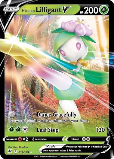 Hisuian lilligant V Astral Radiance 017/189 by ISB Collector on MYNTED