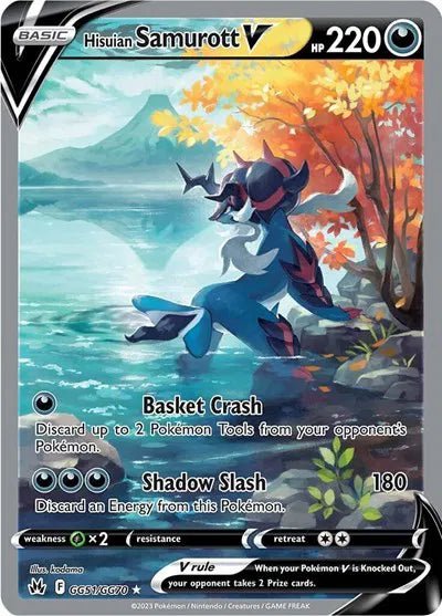 Hisuian Samurott V - Crown Zenith: Galarian Gallery - UR GG51/GG70 - English by MechaKai Collectibles on MYNTED