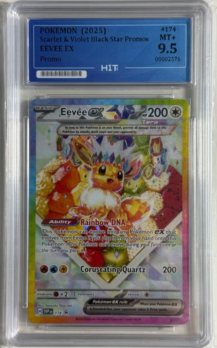 HIT 9.5 Pokémon Eevee ex Promo 174 by Schmutzfink TCG on MYNTED