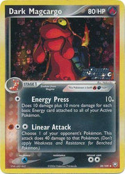 dark magcargo ex team rocket returns (reverse holo) 38/109
