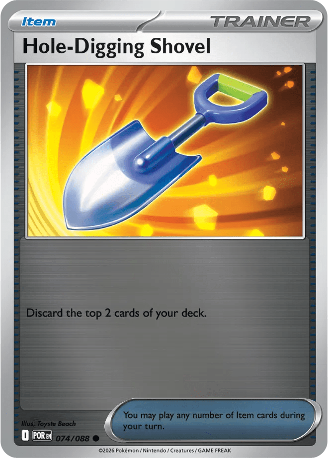 Hole Digging Shovel 074 Rev Holo - Perfect Order by PokéPW on MYNTED