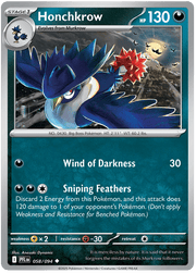 Honchkrow 058/094 Uncommon | Mega Evolution – Phantasmal Flames by Worth the XP on MYNTED