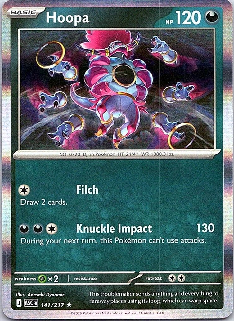 Hoopa - 141/217 (Holo) - ME: Ascended Heroes (ASC) by SAFAQATI on MYNTED