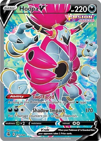 Hoopa V 253 - 264 - Fusion Strike - Full Art by Light Collectibles on MYNTED