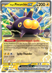 Hop's Pincurchin ex 068/217 Double Rare | Mega Evolution – Ascended Heroes by Worth the XP on MYNTED