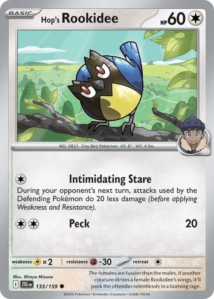 Hop's Rookidee 133 Rev Holo - Journey Together by PokéPW on MYNTED